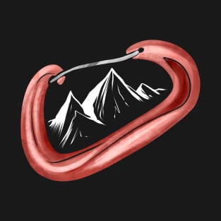 Climbing Secure Mountain Carabiner Sport Camping T-Shirt