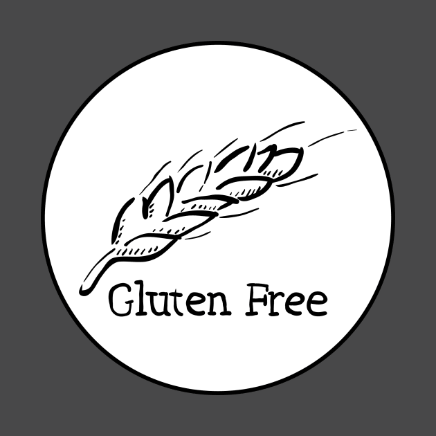 Gluten Free Hand Drawn Wheat by glutenfreegear