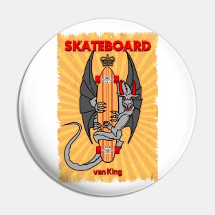 van King - Dragon Lady Longboard - Cartaz Pin