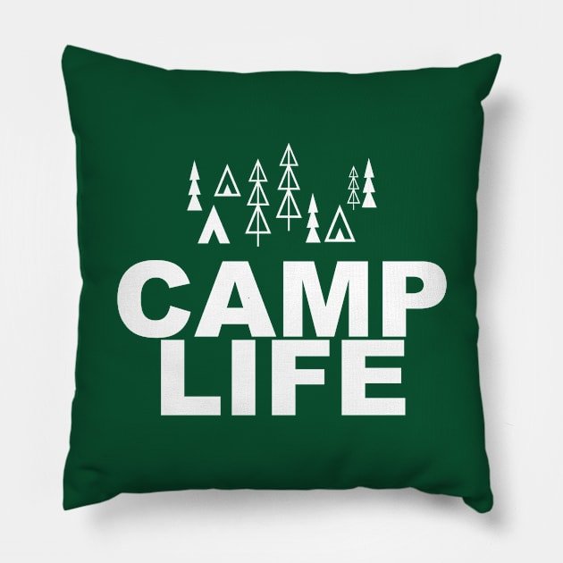 Camp Life Pillow by CKline