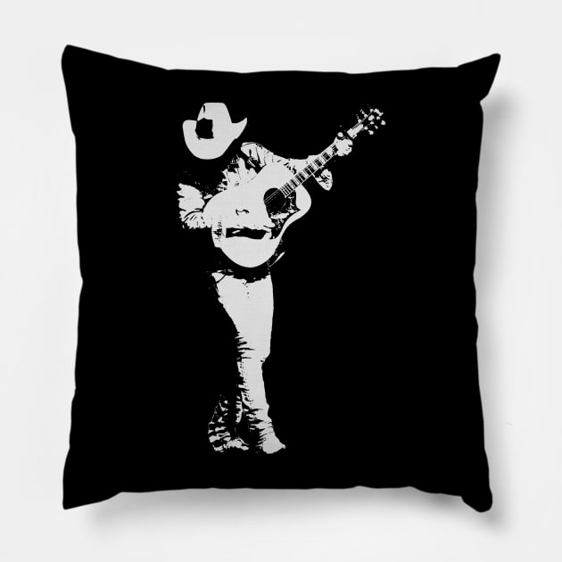 Dwight Yoakam Pillow by BackOnTop Project