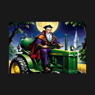 John Dee Riding a John Deere T-Shirt