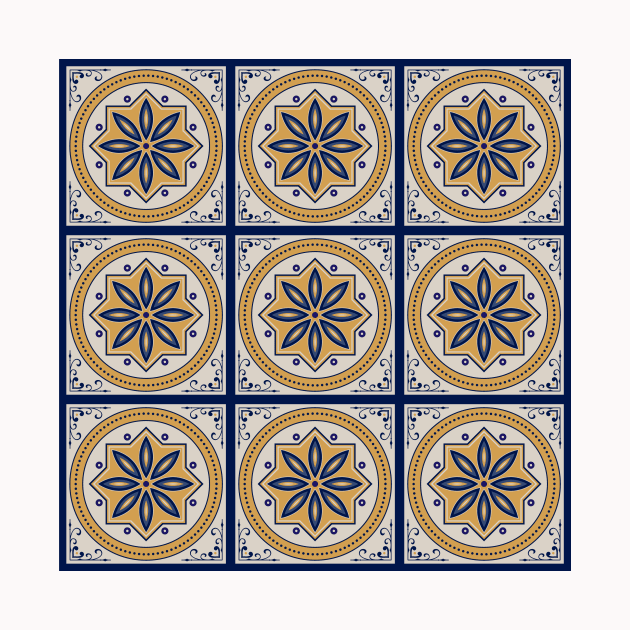 Elegant Tiles Neck Gator Tile Pattern by DANPUBLIC