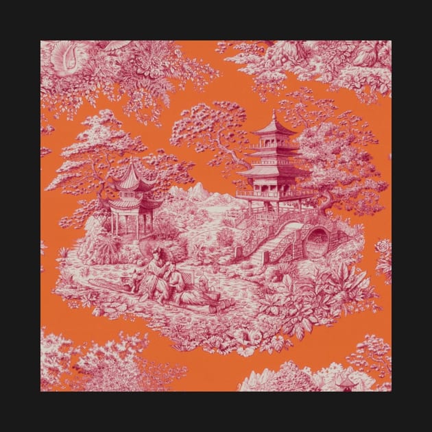 Japanese Toile de Jouy by ghjura