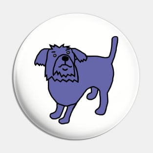 Very Peri the Periwinkle Blue Dog Color of the Year 2022 Pin