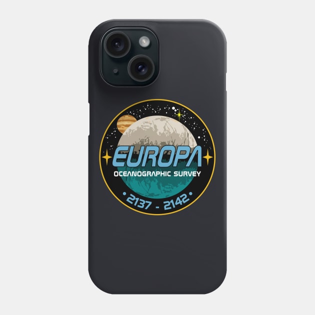 Europa Oceanographic Survey Phone Case by RedApe