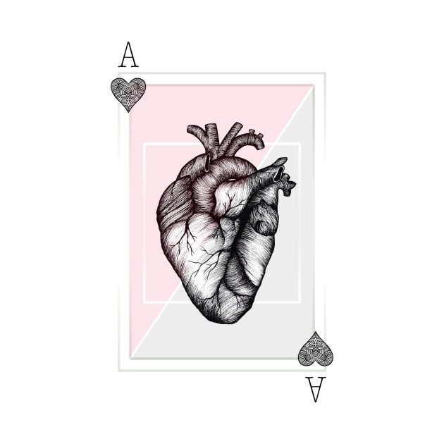 Ace of Hearts by Barlena