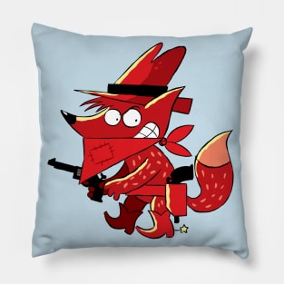 Fox the Cowboy Pillow