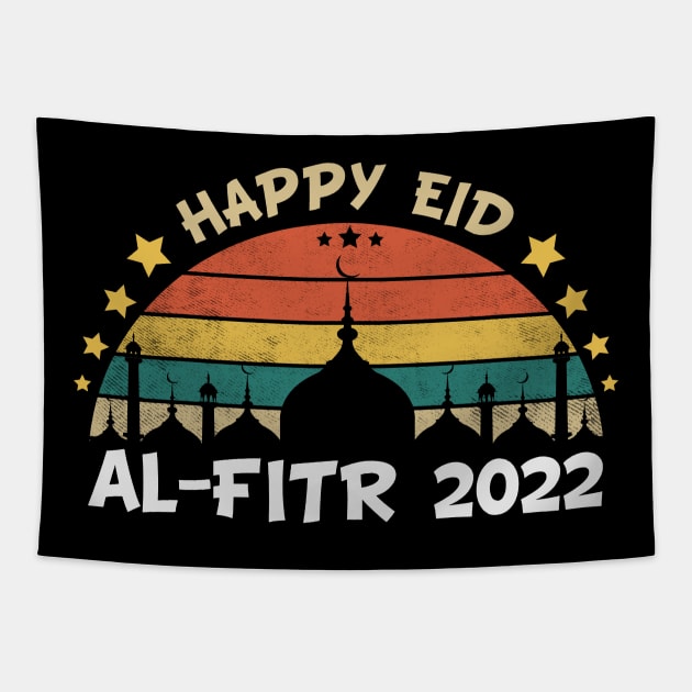 Eid Moubarak Kareem For All Musulmanes Happy Aid Al Fitr Tapestry by SbeenShirts