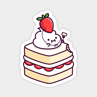 Lil whip strawberry cake Magnet