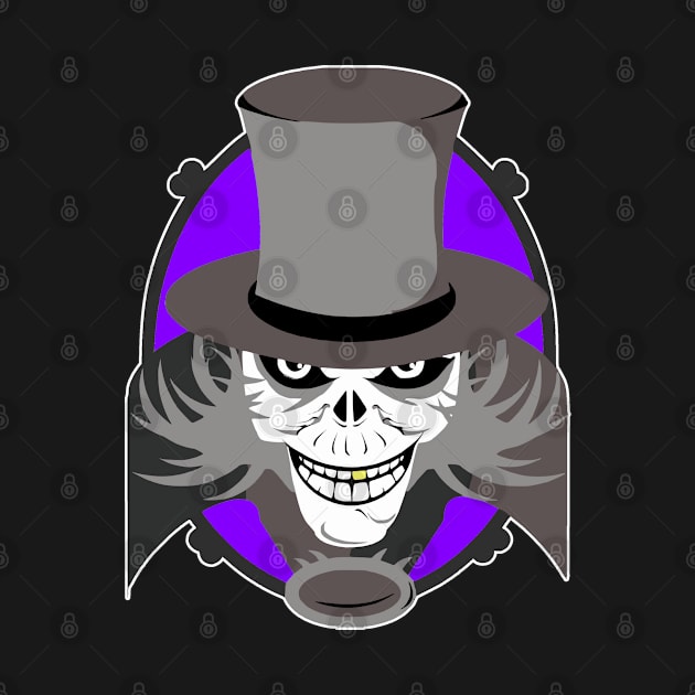 Hatbox Ghost T-Shirt by crowjandesigns