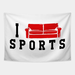 I Couch Sports Tapestry