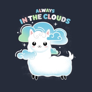 Llama in the clouds T-Shirt