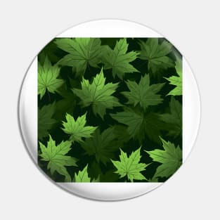 Green Leaves Pattern 18 Pin