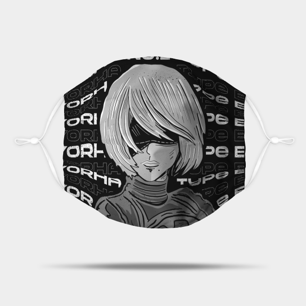 Nier Automata 2b Type Nier Automata 2b Mask Teepublic 5525