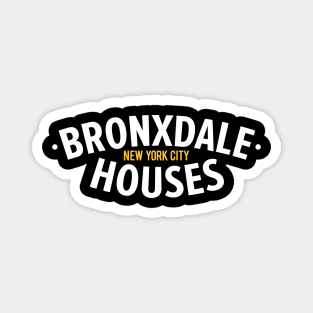 New York Bronx - New York Bronx Schriftzug - Bronx Logo - Bronxdale Houses Magnet