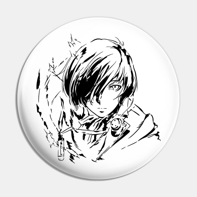 Makoto Yuki Minimalist Pin by jorgejebraws