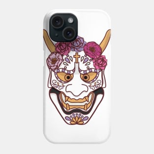 Dia de muertos Oni mask Phone Case