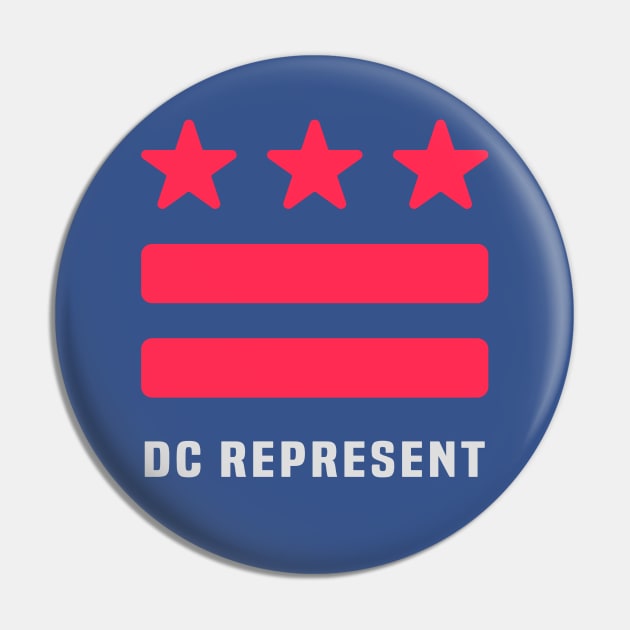 DC REPRESENT (Red) Pin by OF THIS CITY