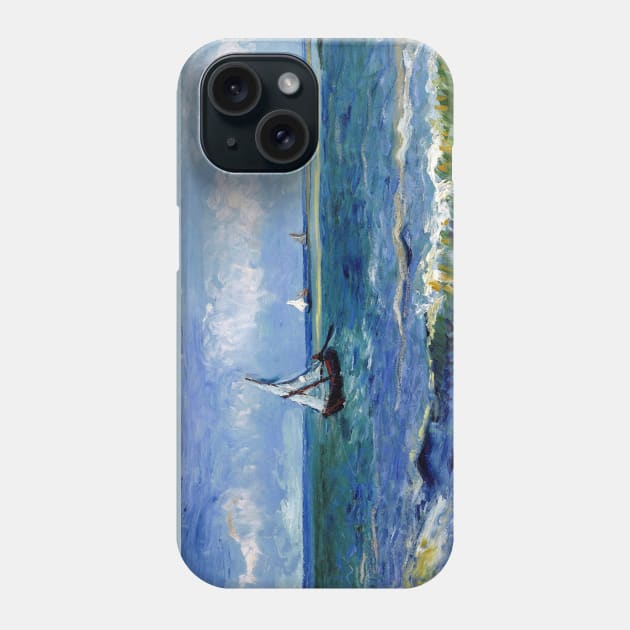 Post-Impressionist Artist Van Gogh Seascape Painting Phone Case by Dibble Dabble Designs