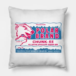 1950s Polar Brand Chunk EE Ice Cream Pillow