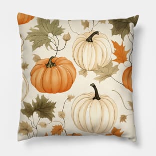 Pumpkin Warm Pattern Autumn Fall Pillow