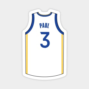 Chris Paul Golden State Jersey White 2024 Qiangy Magnet