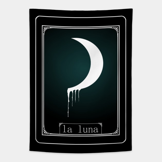 Luna Tarot Card Tapestry by Gringoface