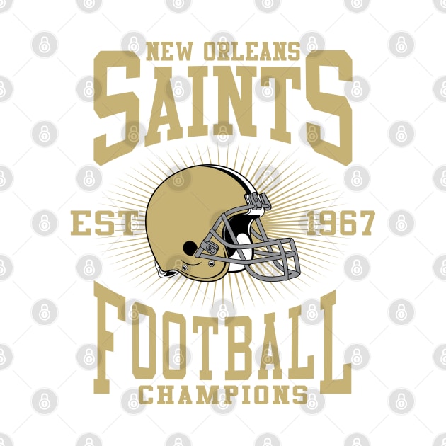 New Orleans Saints Football Champions by genzzz72