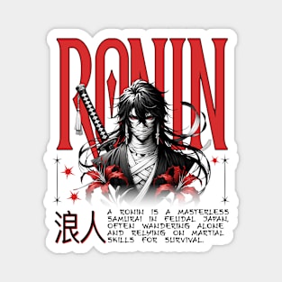 Ronin, Masterless Samurai Magnet