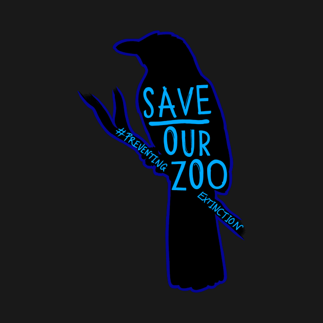 Save Our Zoo bird outline by CelticDragoness