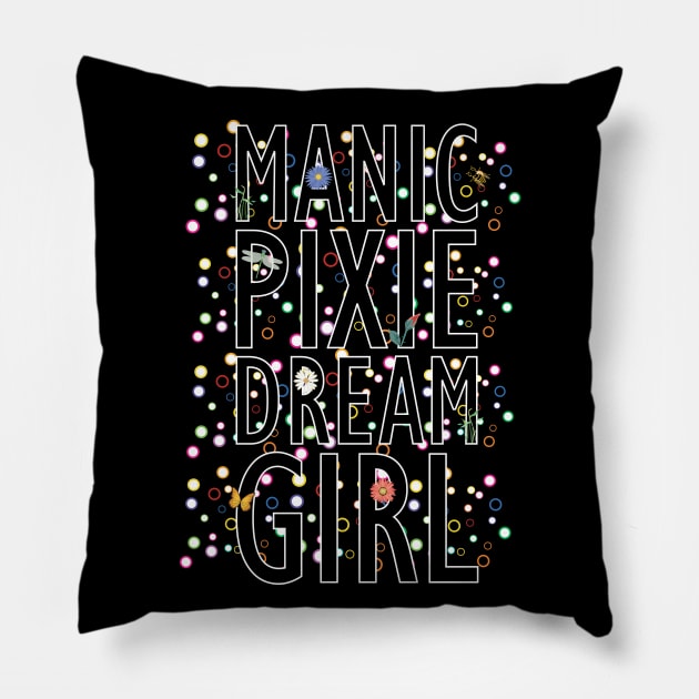 Manic Pixie Pillow by EkariBlu