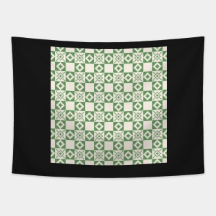 mesh fill green pattern Tapestry