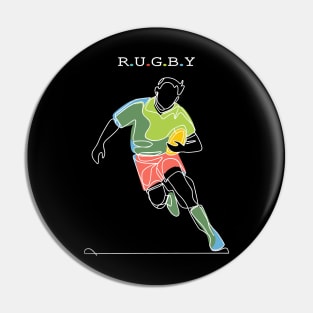 Rugby Sport Pin