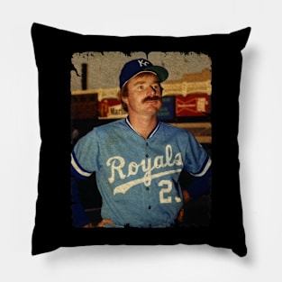 Dan Quisenberry in Kansas City Royals Pillow