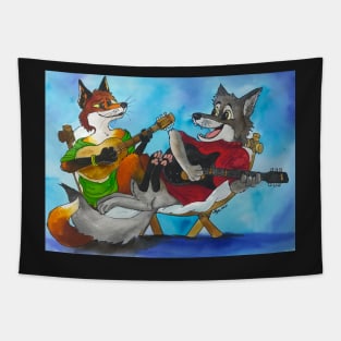 Timberwolf & Bree-Fox Tapestry