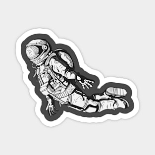 Flying astronaut Magnet