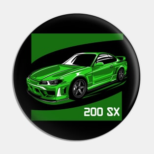 Nissan Silvia Green Pin