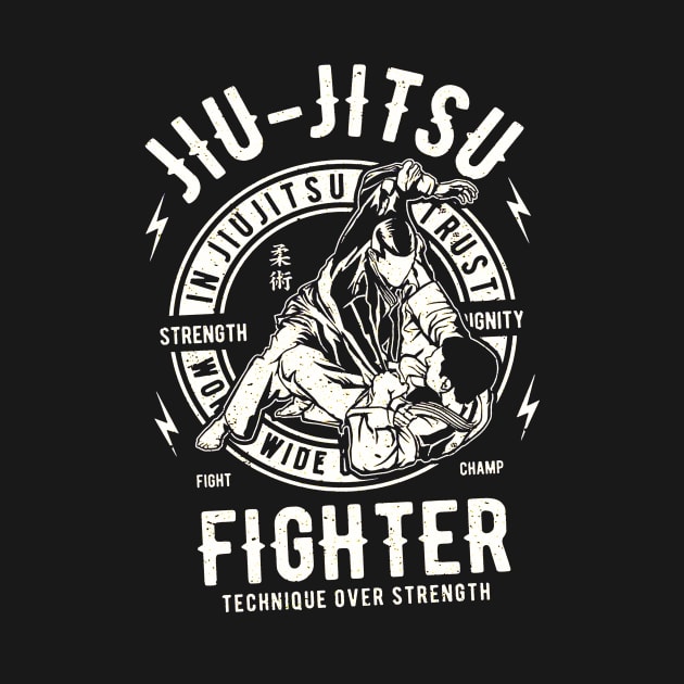 jiu jitsu fighter by tuccacosta