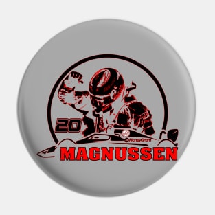 #20 Magnussen Fan Car Driver Pin