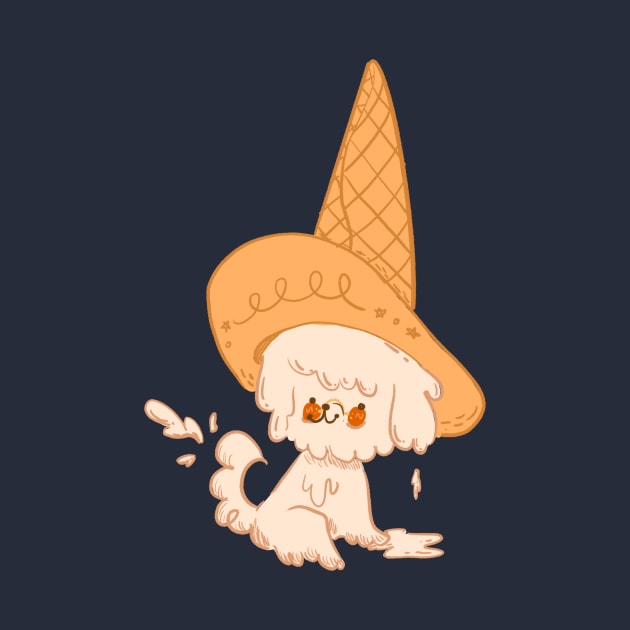 Ice Cream Witch Pup by Fluffymafi