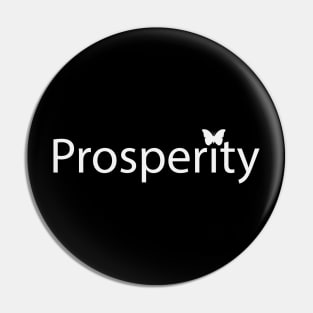 Prosperity artistic text design Pin