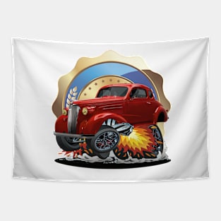 1937 Hot Rod Tapestry