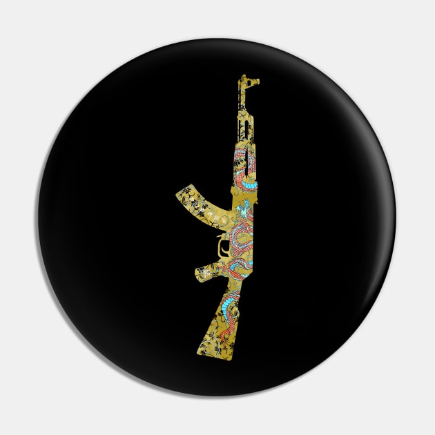 kalashnikov AK 47 Pin by Kotolevskiy