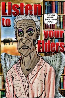 Listen To Your Elders Magnet