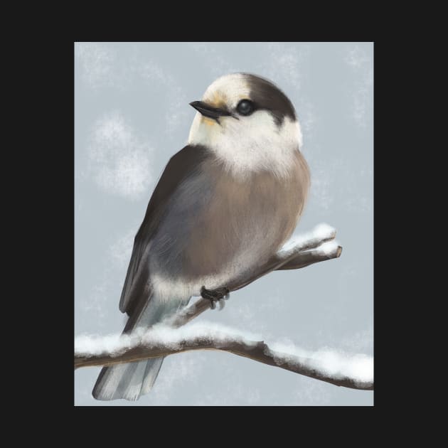 Canada Jay by Adrielle-art