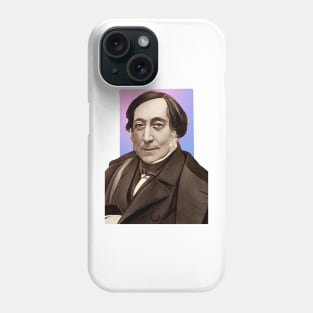 Italian Composer Gioachino Rossini illustration Phone Case