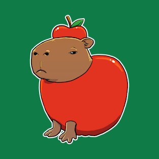 Capybara Apple Costume T-Shirt