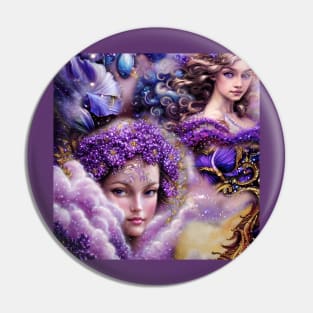 Lilac Cloud Dream Realm Pin