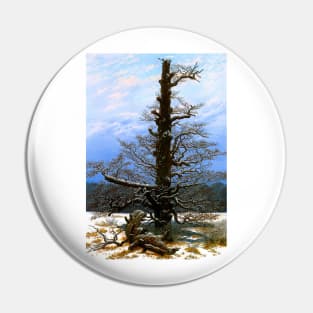 The Oak Tree in the Snow - Caspar David Friedrich Pin